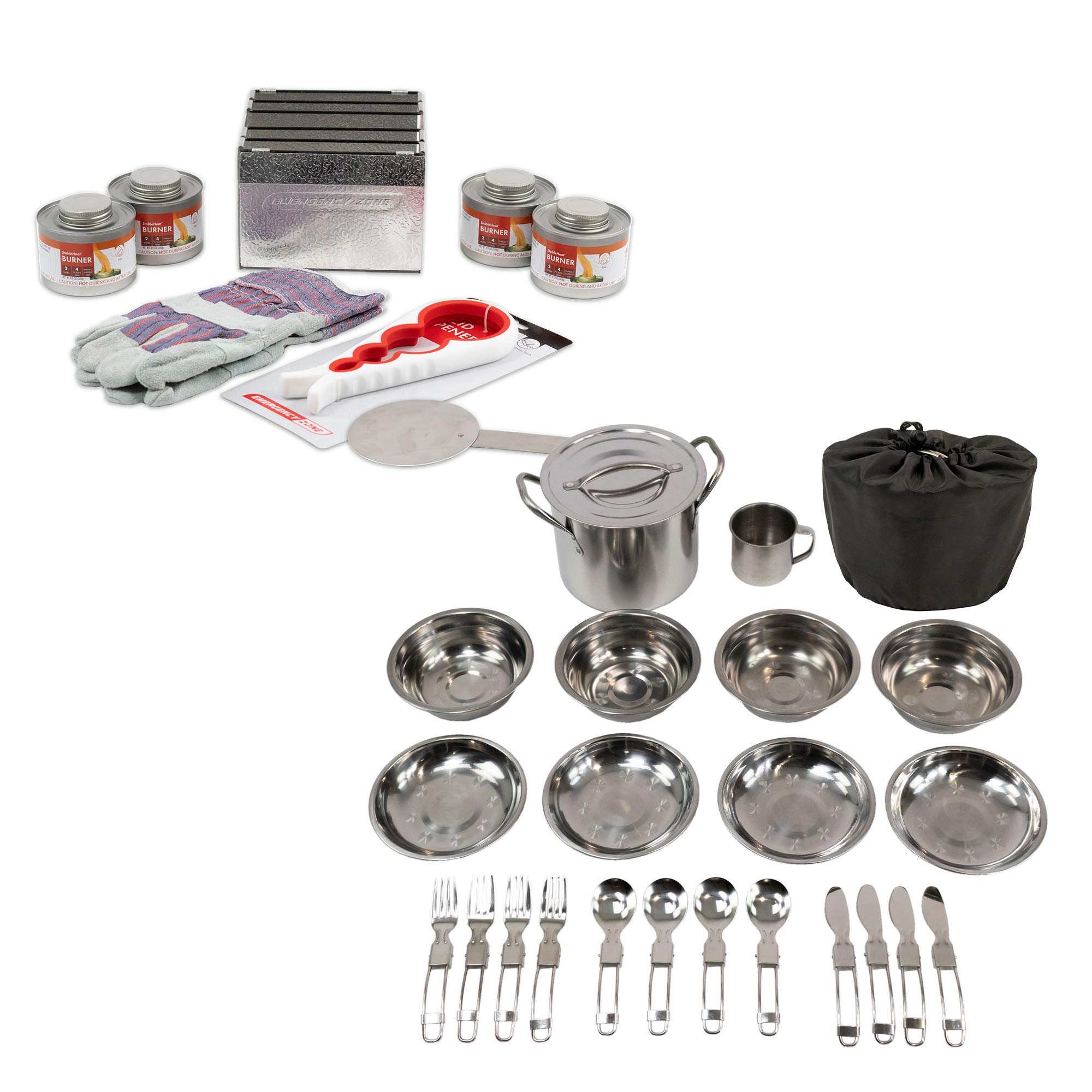 Buy New & Improved! Emergency Cooking Fuel Premium Storage Set, 20