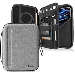 tomtoc Funda para 10.9 iPad Air 5&iPad 10 2022, 11 iPad Pro M2&M1(4/3/2/1 Gen) 2022-2018, 10.2" iPad 9/8/7, Surface Go, Galaxy Tab, Bolsa de Almacenamiento para Accesorios Tablet