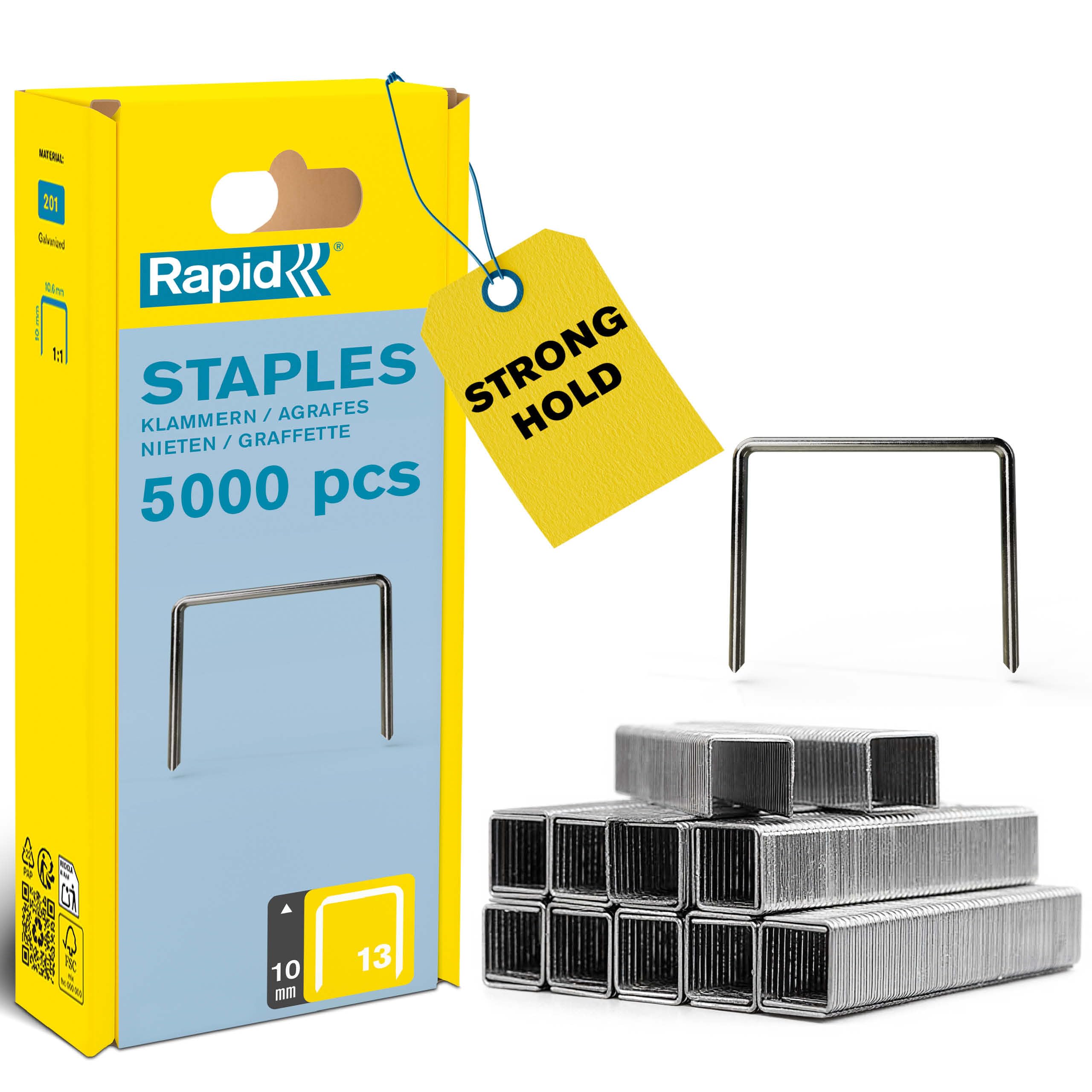 Rapid No. 13 Finewire staple 6 mm 40303079