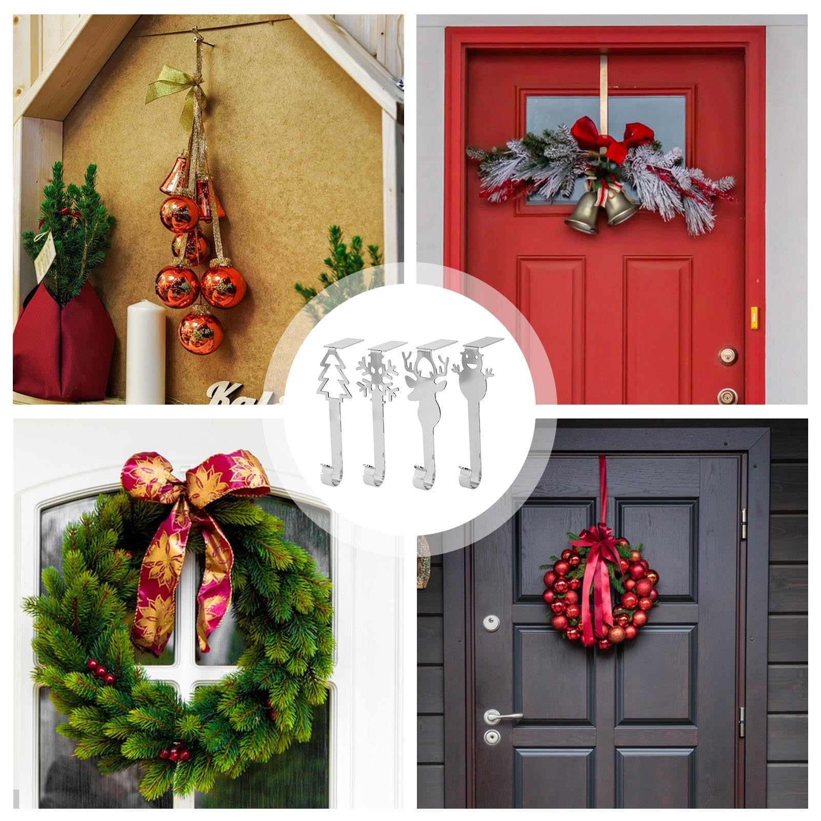 Appendino Da Muro 5 Confezione Ganci In Metallo Ganci For Cappotto Ganci Pesanti Ganci Da Parete For Cappotto, Cappello, Asciugamano, Sciarpa, Borsa, Chiave, Tappo, Tazza (dorata) Appendiabiti Da Muro - Foto 11