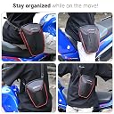 Allextreme Thigh Waist & Sling Bag Water-Resistant Drop Leg Tactical Fanny Pack for Men & Women Adjustable Hard Shell Thigh Bag for Bikers for Riding, Camping & Outdoor Sports (Black & Red) gallery image
