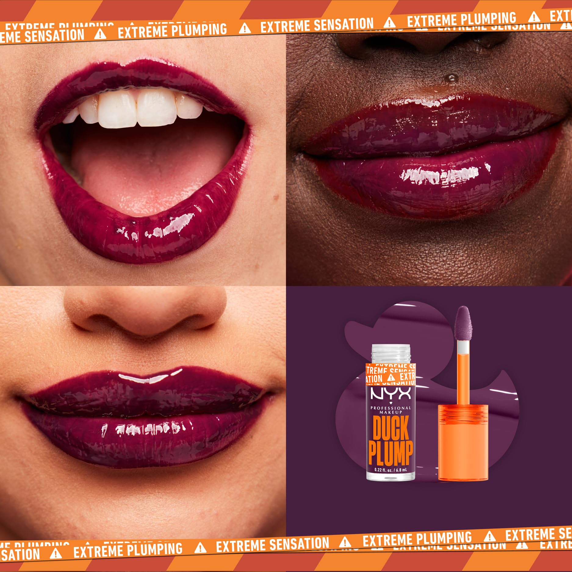 NYX Professional Makeup Lip Plumping Gloss, Intense Colour and High Pigmentation, With Extreme High Shine Finish - Image 4