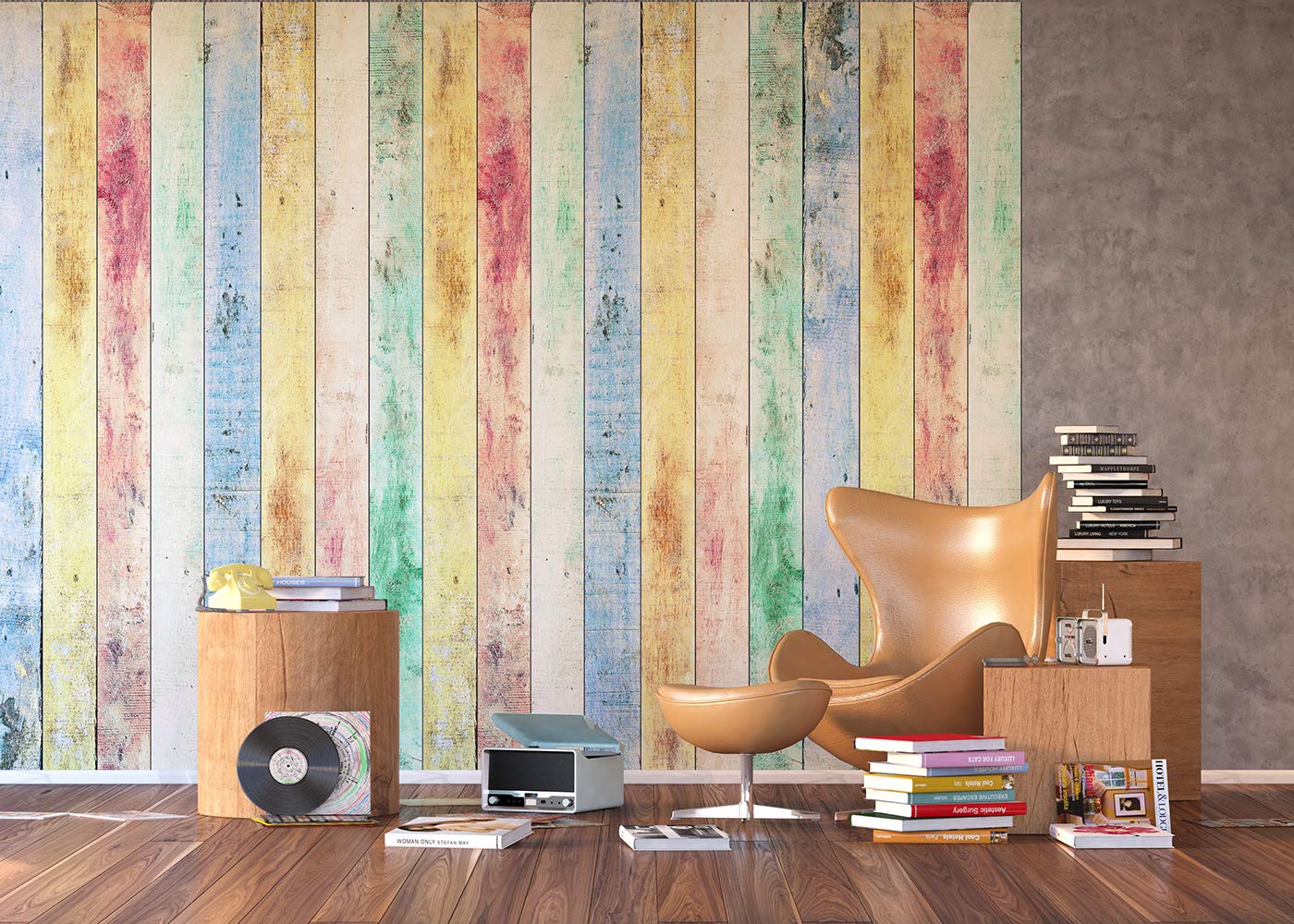 AG DESIGN Board Giant Wall Poster, Non Woven, Multi-Colour, 360 x 270 cm - Image 2