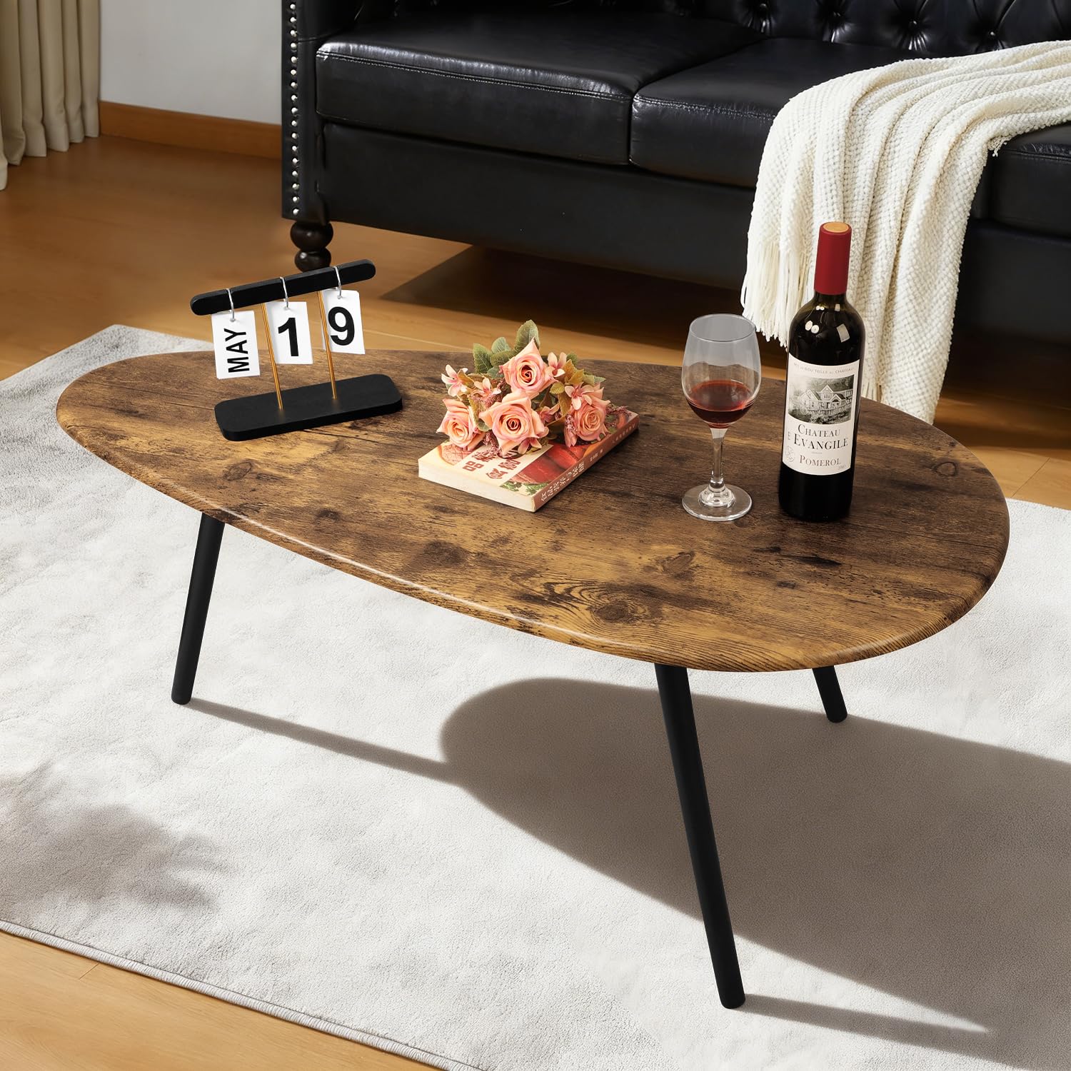 Amazon.com: WDSHIYI Modern Coffee Table for Living Room Small Mid