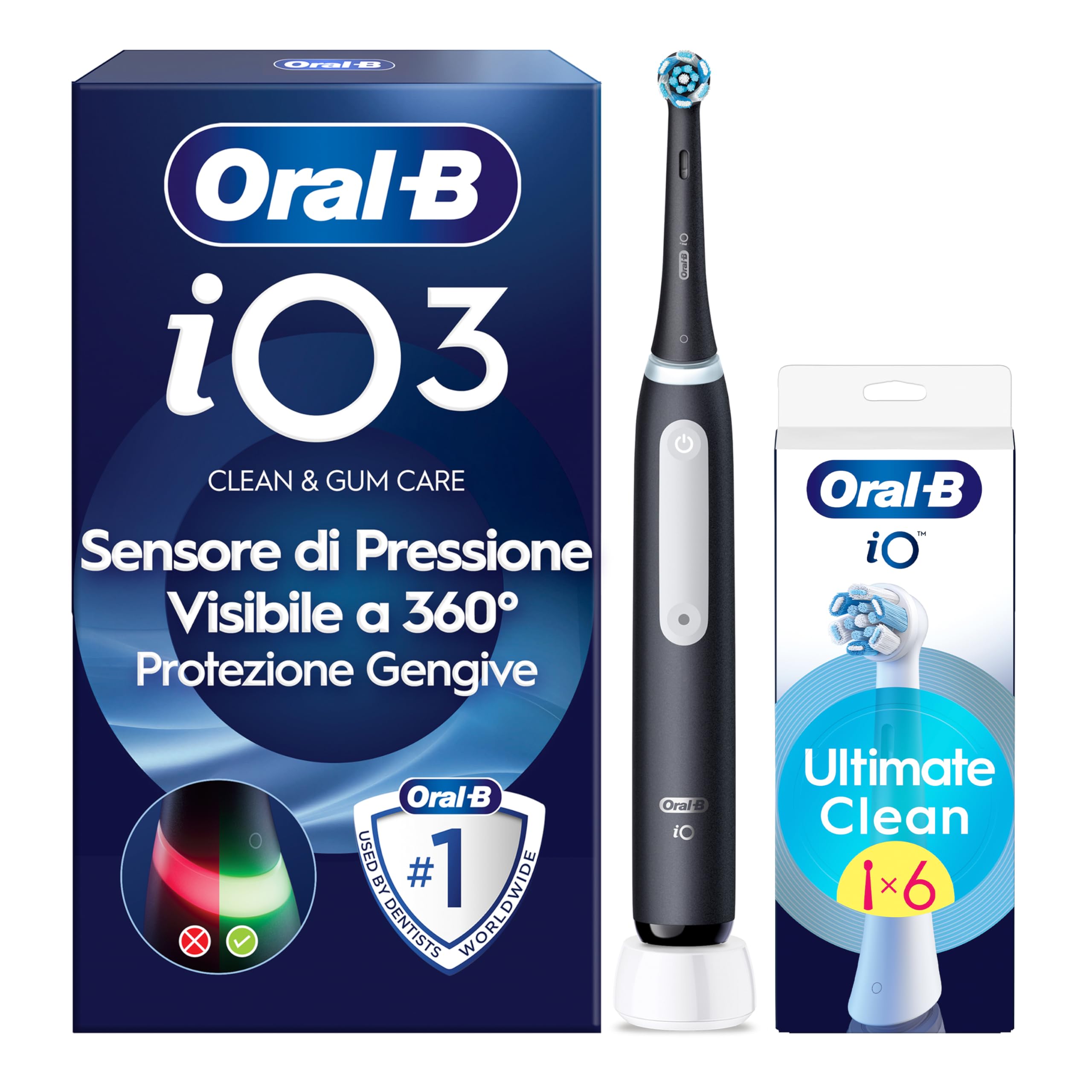 Oral B PW iO3 Black + Refill 6CT Ultimate
