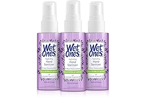 Hydrating Hand Sanitizer Mist (3 Pack) | Sanitizing Hand Spray for Travel...