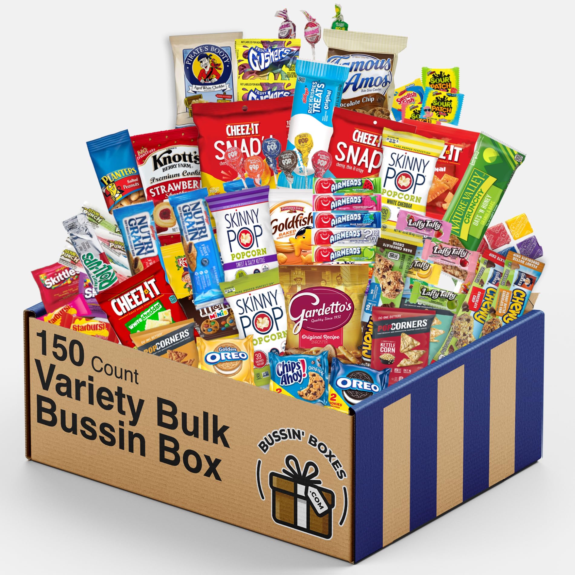 Office Snacks and School Snacks Variety Pack/College Care Package (150 Count)