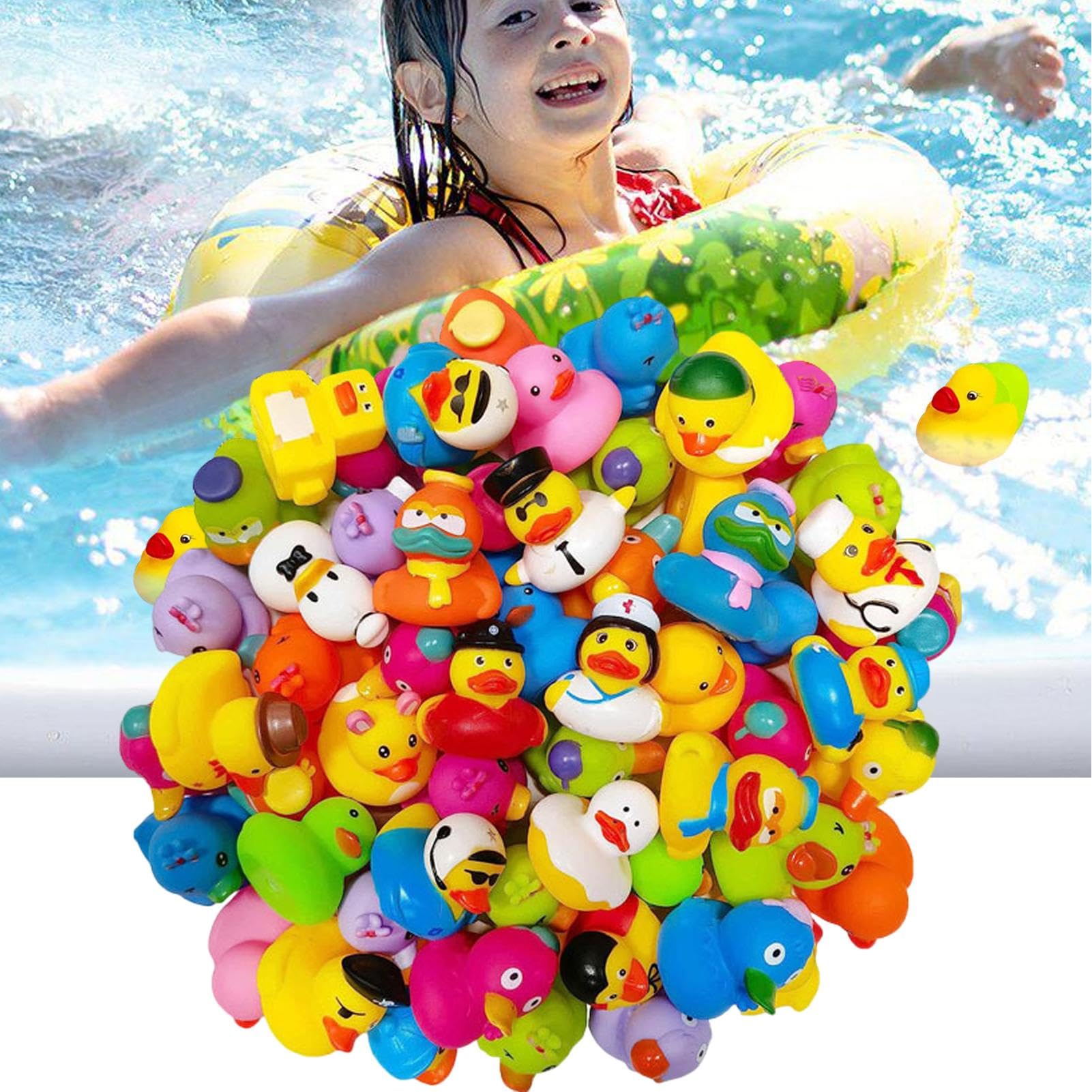 Anatre, Anatre Piccole Anatre da Bagno per Bambini Piccoli 50 Pezzi