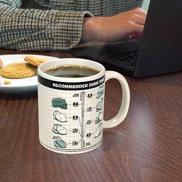 Bubblegum Stuff Recommended Dunk Time Mug - 350 ml Reusable Modern Design for Home Use - Printed Mug