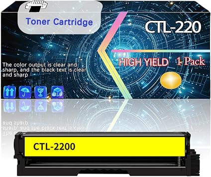 Compatible for Pantum CTL-2200 Replacement Toner Cartridge Used with CP2250DN CM2270ADN Printer, High Production Multiple Options 1 Pack Yellow