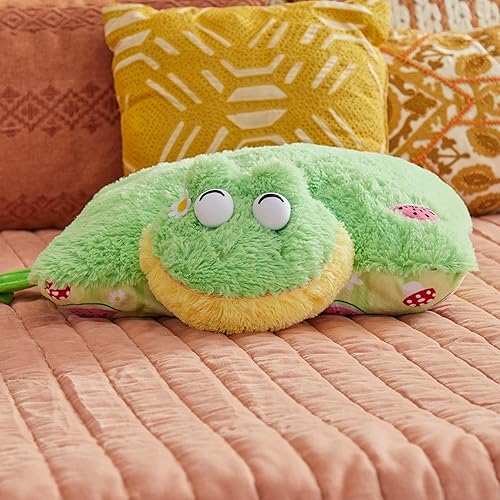 Miniatura 4 de Pillow Pets Almohada de peluche con aroma a rana sandía dulce, 1 unidad (paquete de 1), color verde