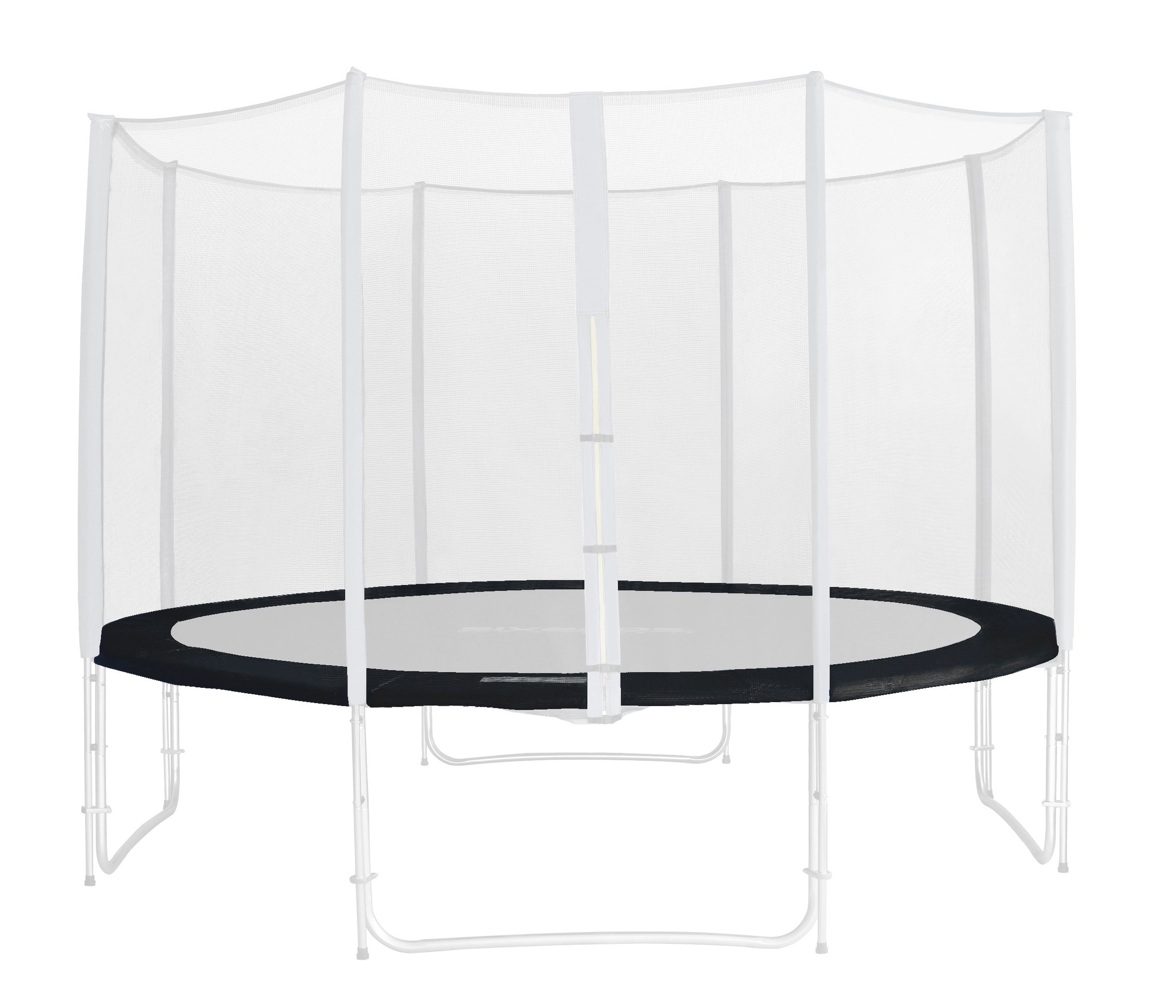 Copertura Bordo Per Trampolino Elastico - Fuchsia, Per Trampolini Da 1,85m A 4,60m, PVC, Larghezza Ca. 25-35 Cm, Spessore 8 Cm