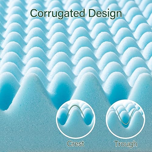 Miniatura 4 de Cubrecolchón 2 en 1 de 35.27 ozm, color blanco