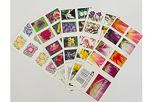 100pcs Mixed Flower Designs Forever Postage Stamps: A Bouquet of Postal Elegance