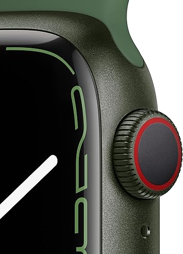 Miniatura 2 de Apple Reloj Serie 7 (GPS + celular, 1.61 pulgadas) - Caja de aluminio verde con correa deportiva Clover (renovado Premium)