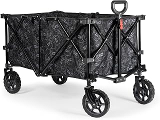 Picnic TIME Disney Mickey Mouse Adventure Wagon XL, Folding Wagon, Beach Wagon, Sport Utility Wagon, (Black)