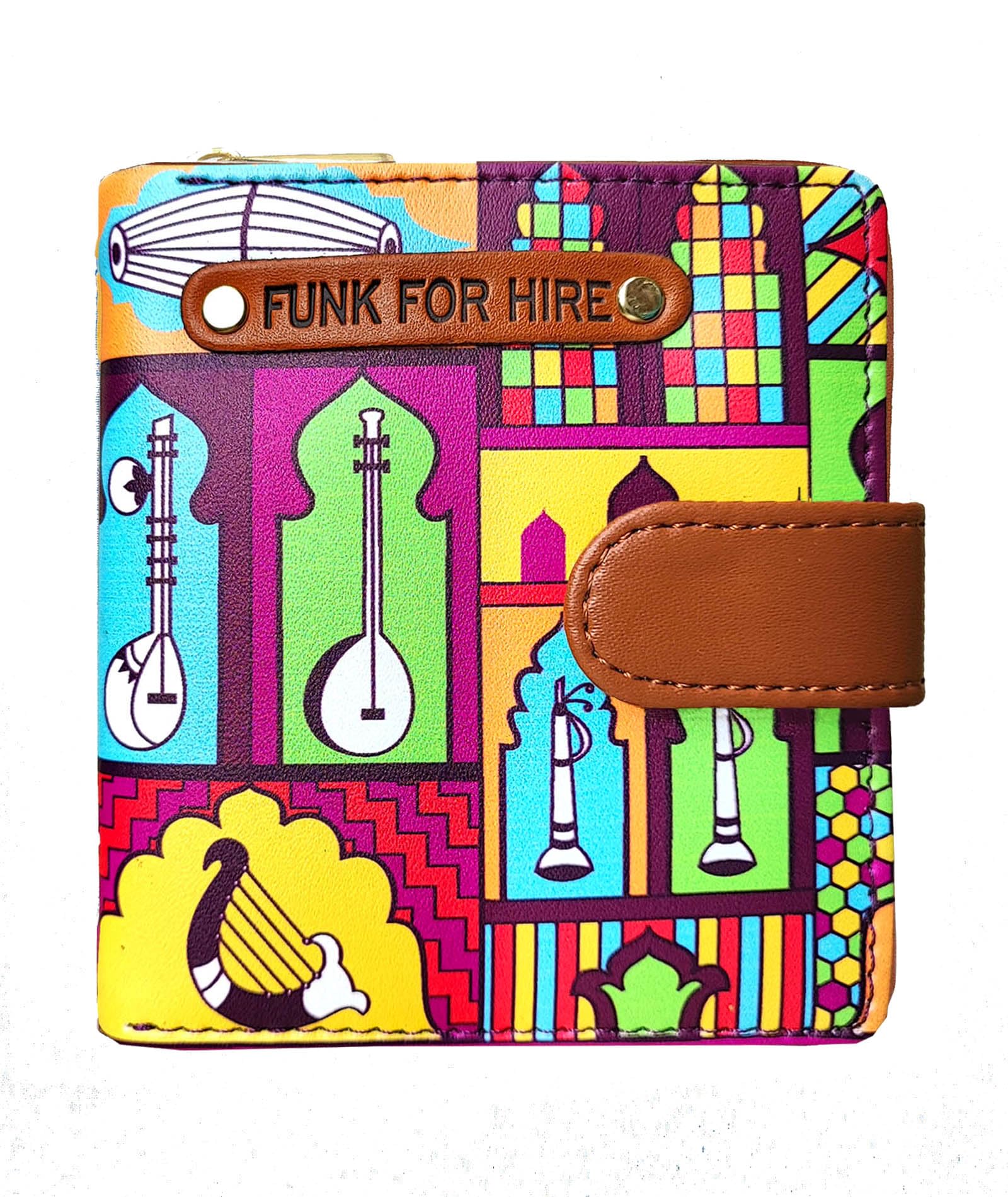 funk for hire Multicolored Faux Leather Women's Wallet-picture-48