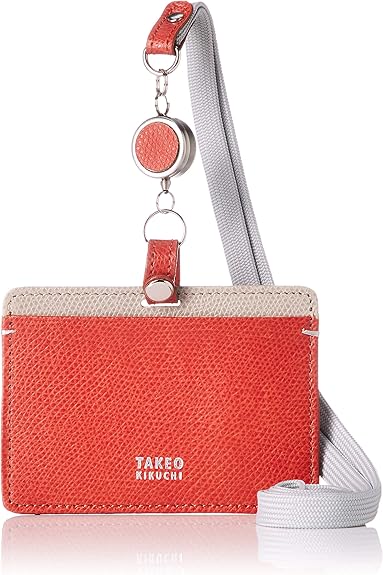 Amazon タケオキクチ 財布 メンズ Idケース 社員証ケース 伸縮リール付 首紐付き キャーロ オレンジ Idカードホルダー Amazon タケオキクチ 財布 メンズ Idケース 社員証ケース 伸縮リール付 首紐付き キャーロ オレンジ Idカードホルダー