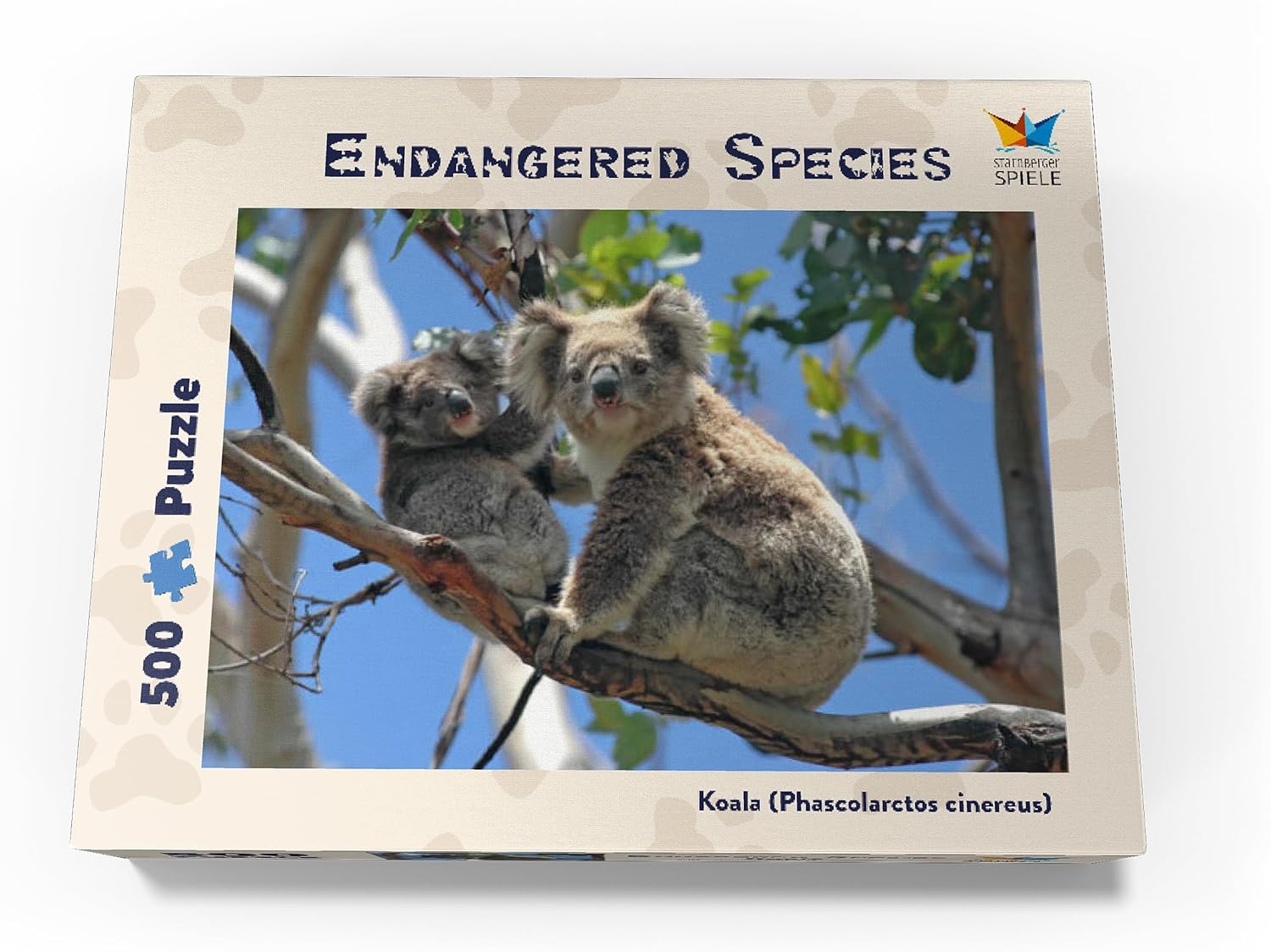MyPuzzle Endangered Species - Koalas - Premium 500 Piece Jigsaw Puzzle for Adults