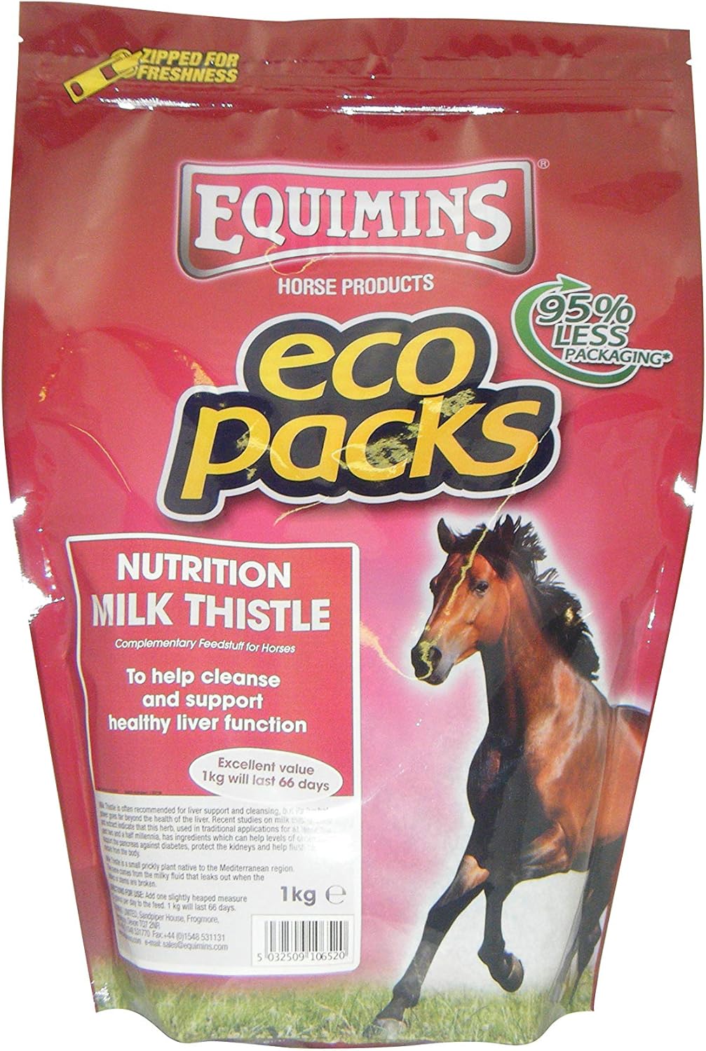 Milk Thistle Herb, Equimins, Horse Nutrition, Herbal Products 1kg Eco Pack