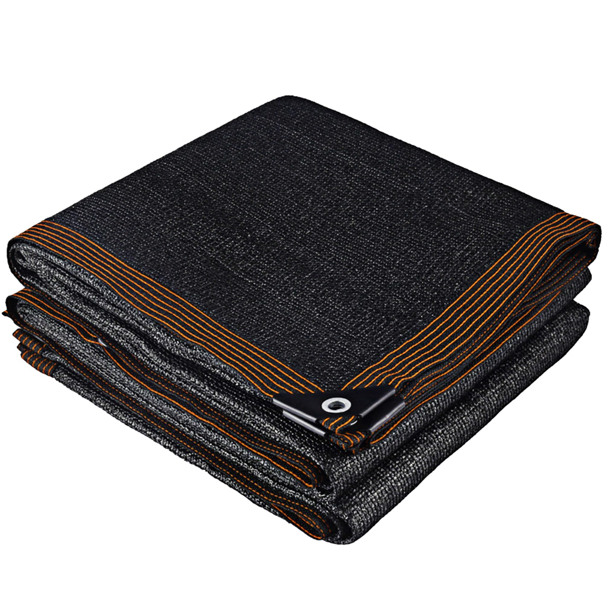 winemana 50% Black Shade Cloth, 3.3 x 6.6 FT Durable Mesh Tarp with Grommets, Garden Sunblock Shade Cloth Shading Antifreezing for Plants Cover, Greenhouse, Barns Kennel, Patio, Tomatoes