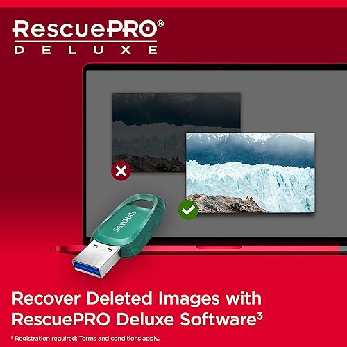 Miniatura 5 de SanDisk Unidad flash Ultra Eco USB 3.2 Gen 1 de 64 GB - SDCZ96-064G-G46, azul-verde