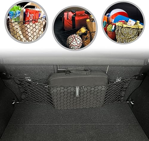 Red de carga elástica para maletero de estilo sobre para Volvo XC40 2018-2025 – Organizadores y almacenamiento de maletero de primera calidad – Red