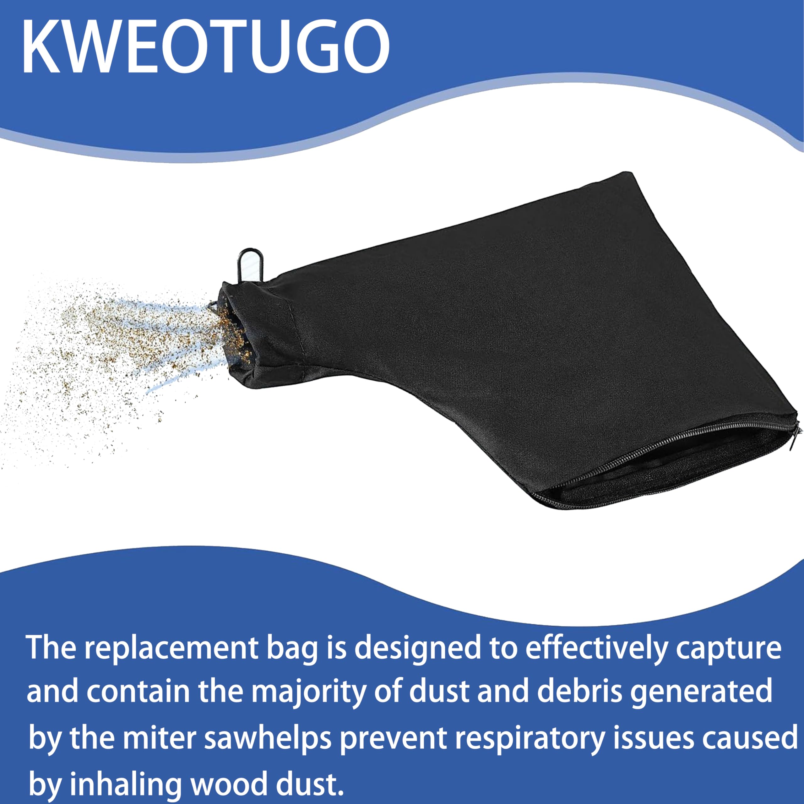 Sac De Protection Contre La Poussière Pour Scies à Onglet, 2 Pièces, Sac En