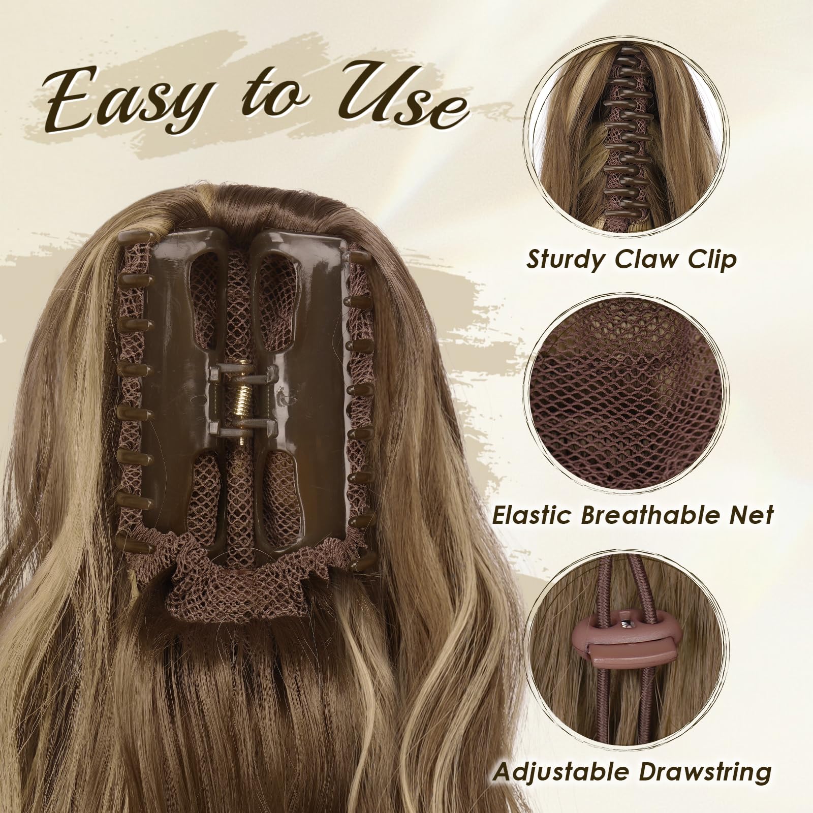 FESHFEN Ponytail Extensions - Image 3