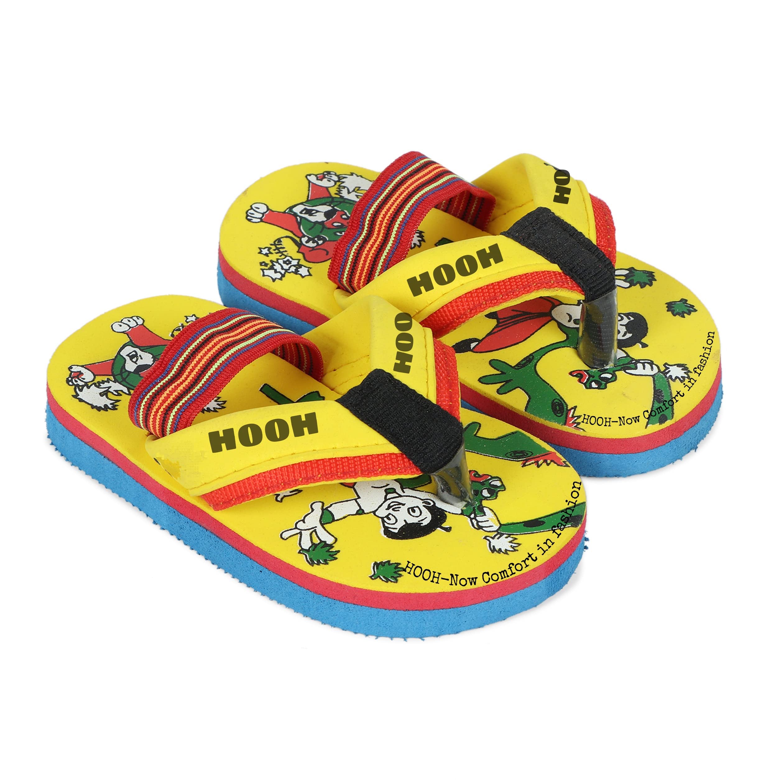 HOOH Kids Unisex Cute Cartoon Flip Flops (Yellow, 2_Years) (B09Z7ZXFKC) Amazon Price History, Amazon Price Tracker