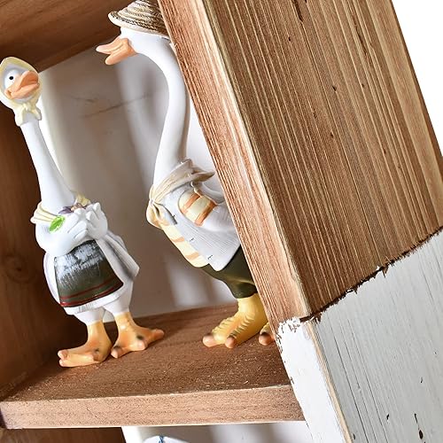 Miniatura 7 de K KILIPES Decoración de estante de faro de madera náutica, montaje en pared, estante de luz colgante para playa, baño, sala de estar, decoración del