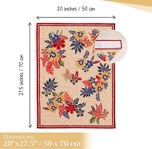 Miniatura 4 de Maison d' Hermine - Juego de 3 paños de cocina de 100 % algodón y secado rápido, toallas de cocina para regalos, comedor, hogar, boda, banquete,