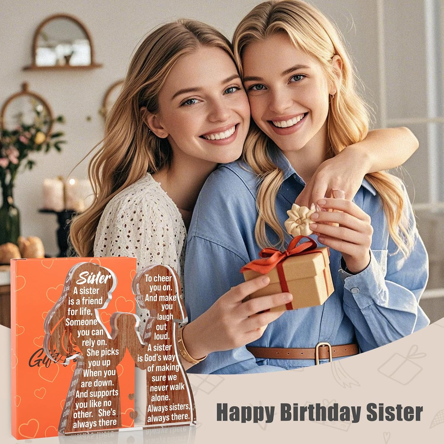 LuoHere Cool Sister Christmas Birthday Gifts from Sisters Best Sister Ever image 4