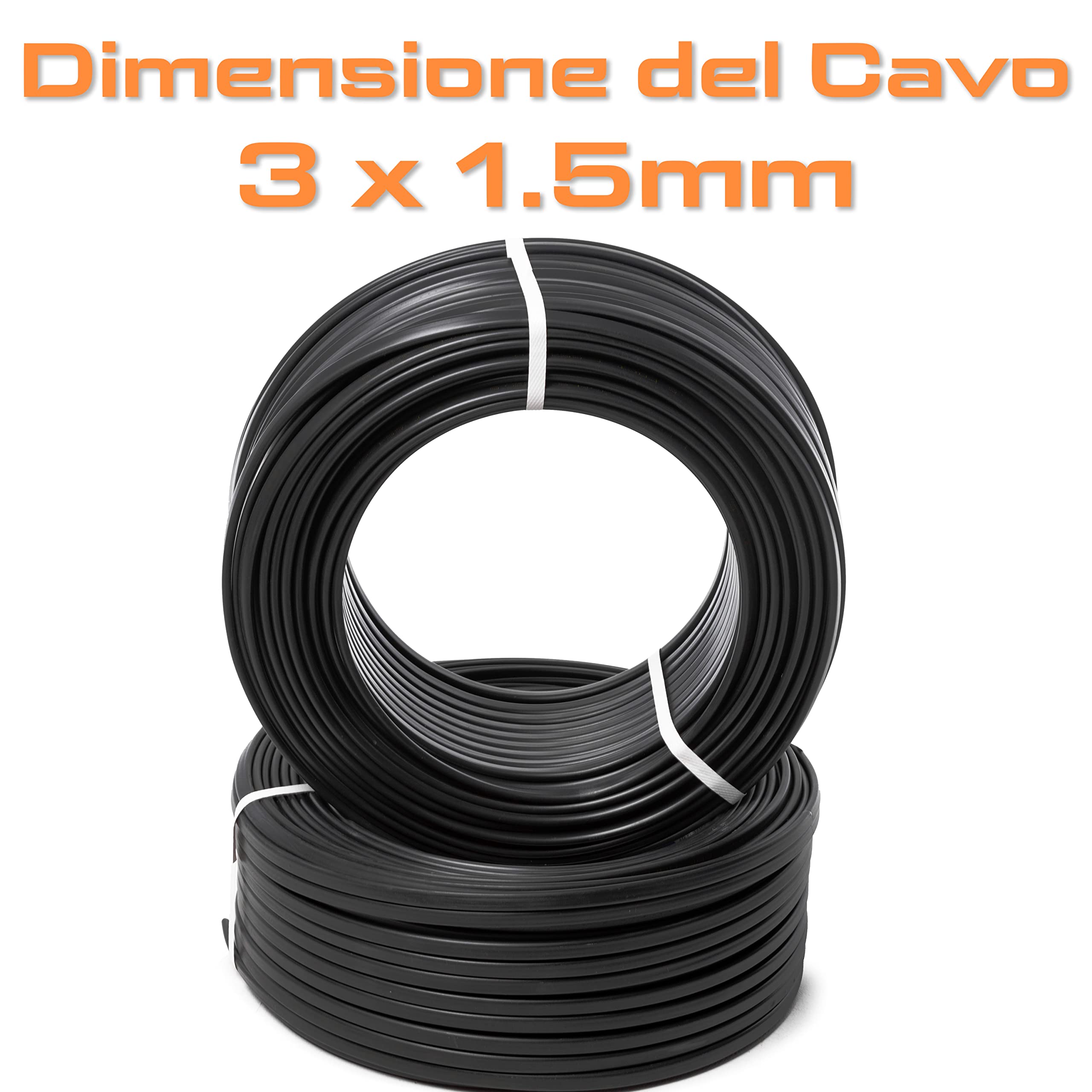 Cavo Di Prolunga Da Campeggio 10m 16A - Resistente A Urti, Acqua E UV - Foto 6