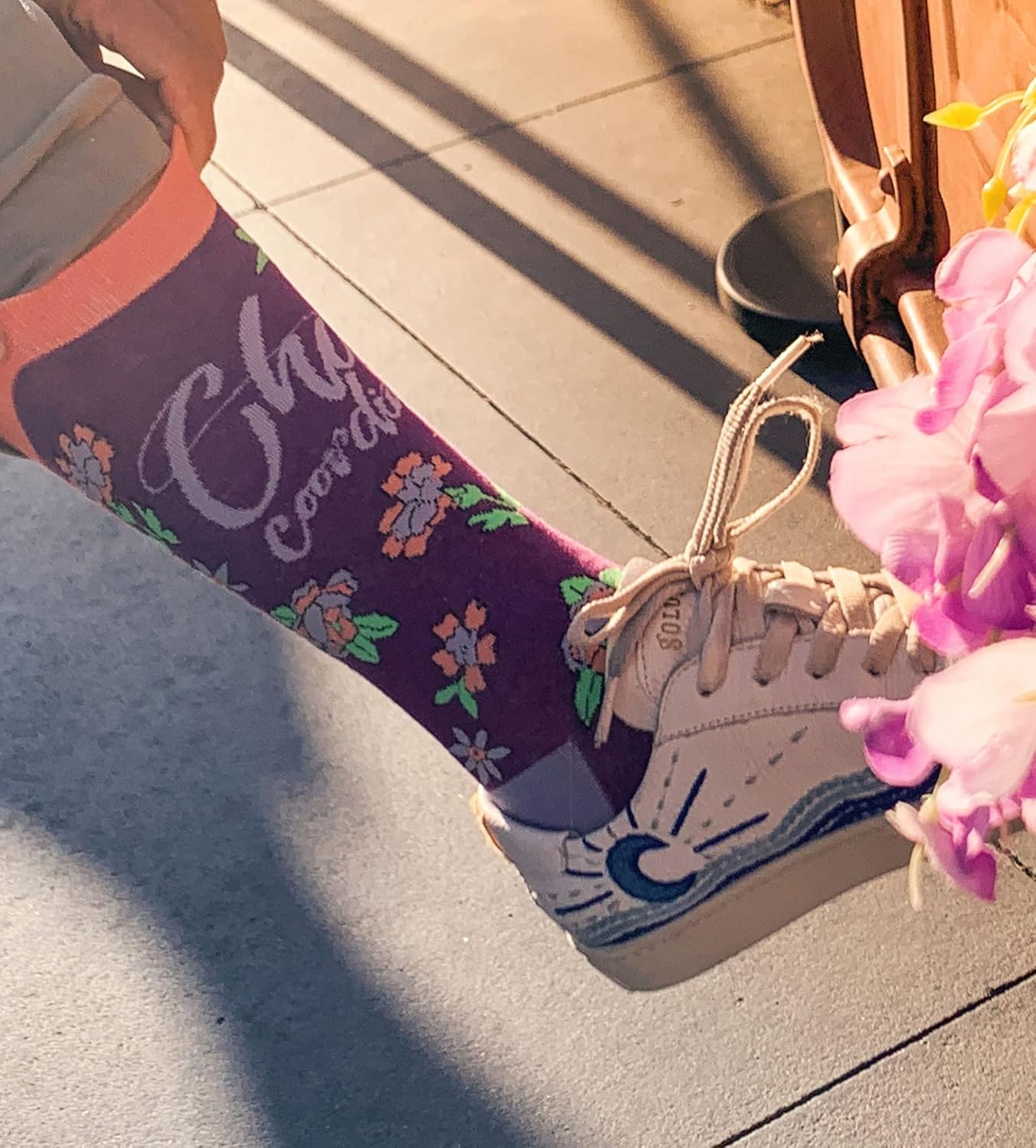 Crazy Dog T-Shirts Women's Chaos Coordinator Socks Funny Mothers Day Parenting Adulting Graphic Footwear - Image 7