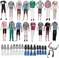 Lot De 23 Vêtements De Poupée Compatibles Avec Ken Vêtements