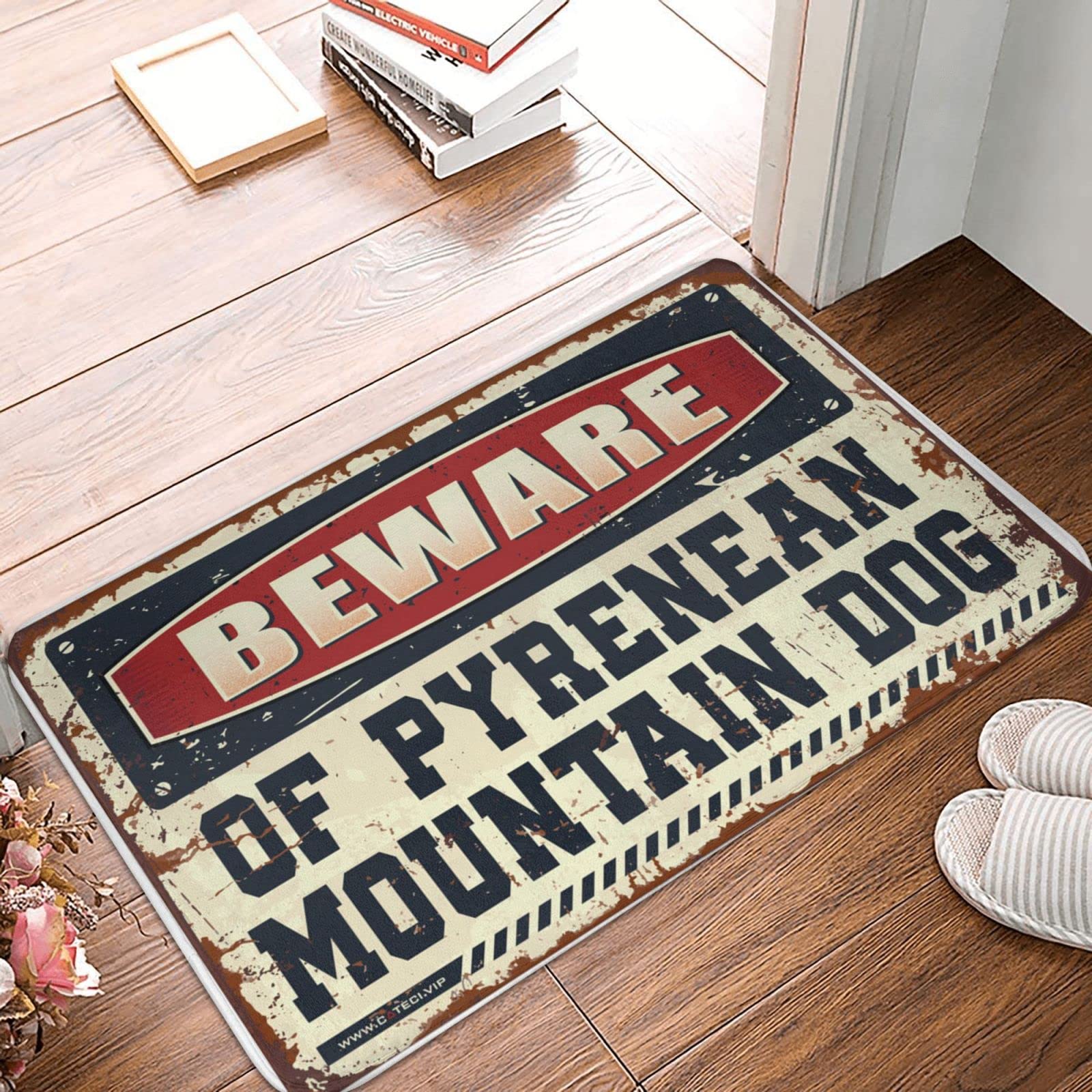Cadeau pour mari : tapis de porche d'automne Chien de montagne