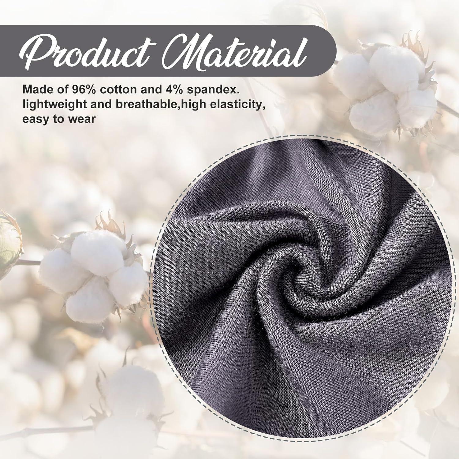 Zhengmy 4 Pcs Cotton Chemo Sleep Cap for Women, Soft Cancer Beanie Hat Headwear Turban Stretchy Skull Cap Hair Loss Head Wrap - Image 2