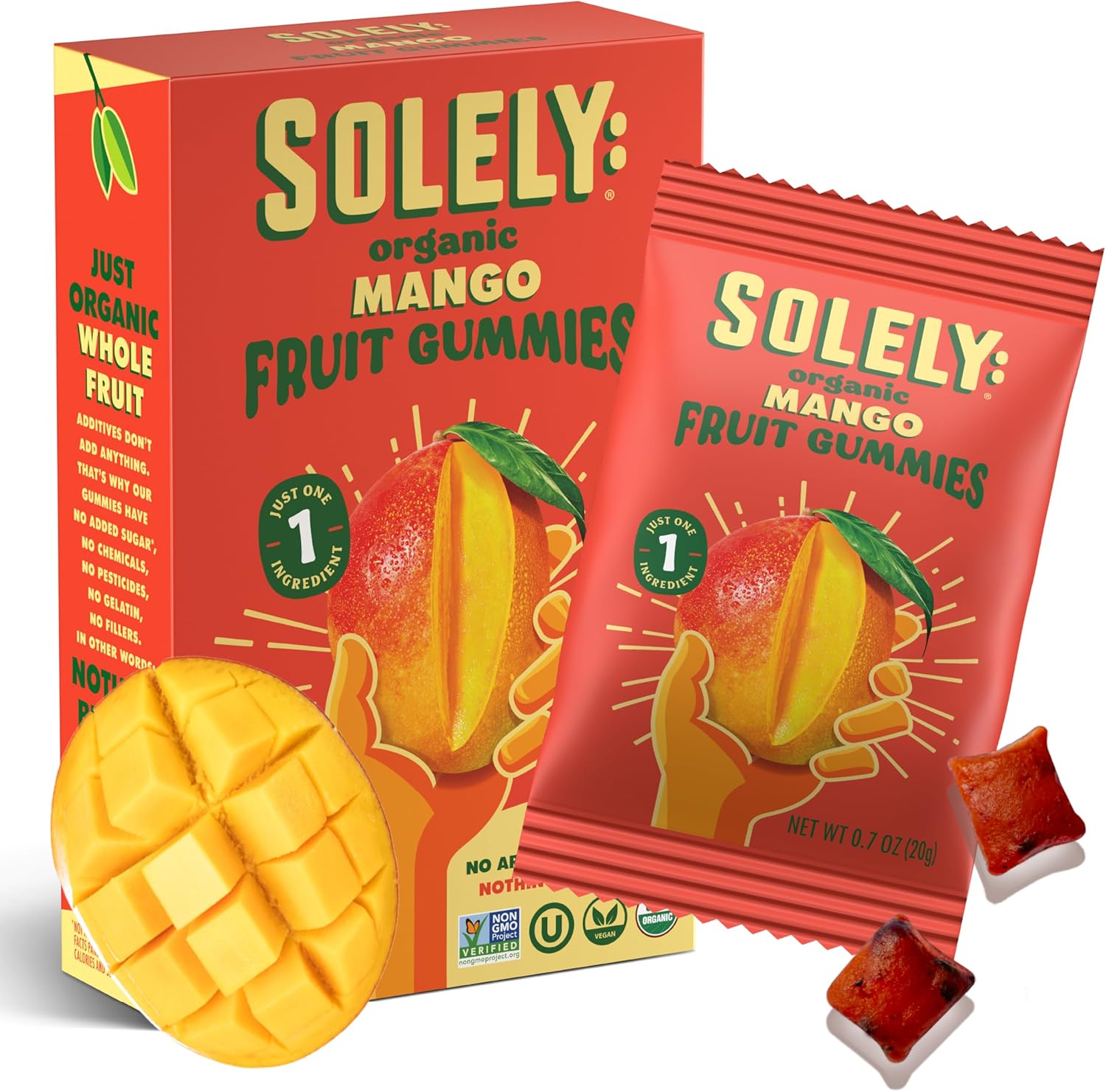 Organic Mango & Blueberry Whole Fruit Gummies