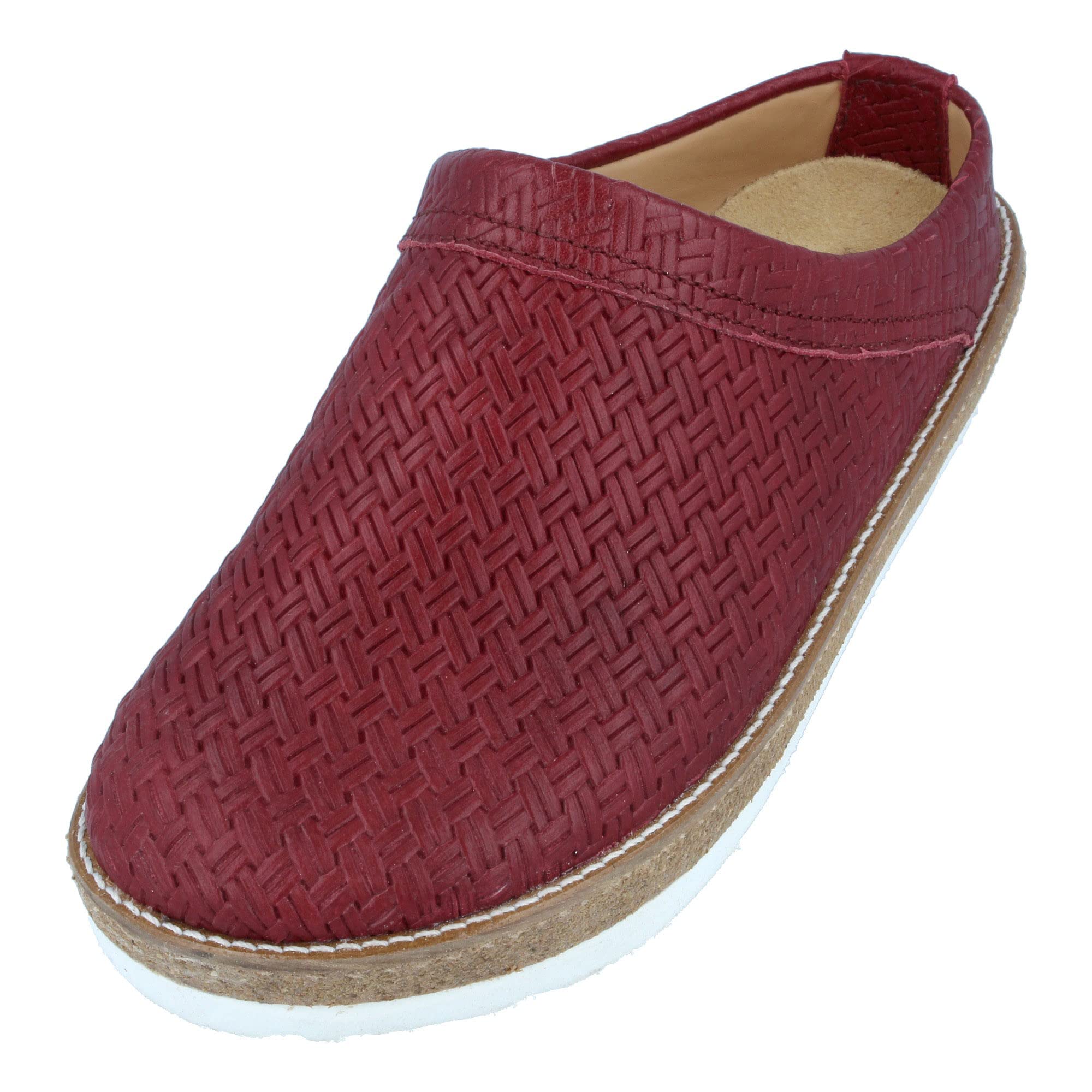 Haflinger Męskie chodaki Travel-Classic, brązowy - Braun Marone - 38 EU