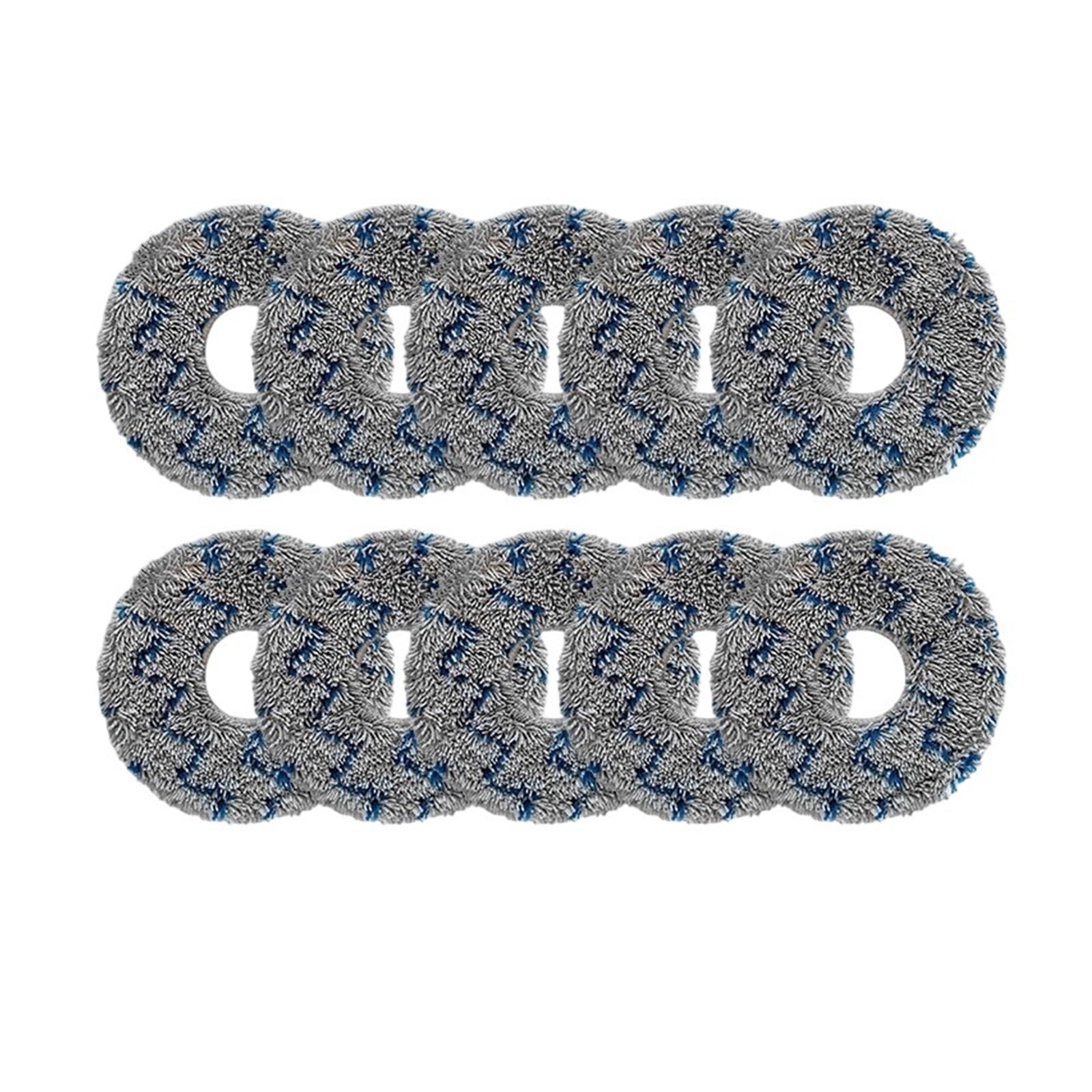 OUNCU Assembly Mop Pad,Mop Cloth Holder,Compatible For Ecovacs Deebot X5 ULTRA / X5 PRO/MATE X Vacuum Cleaner Parts(10 Forced Wiping Mops)