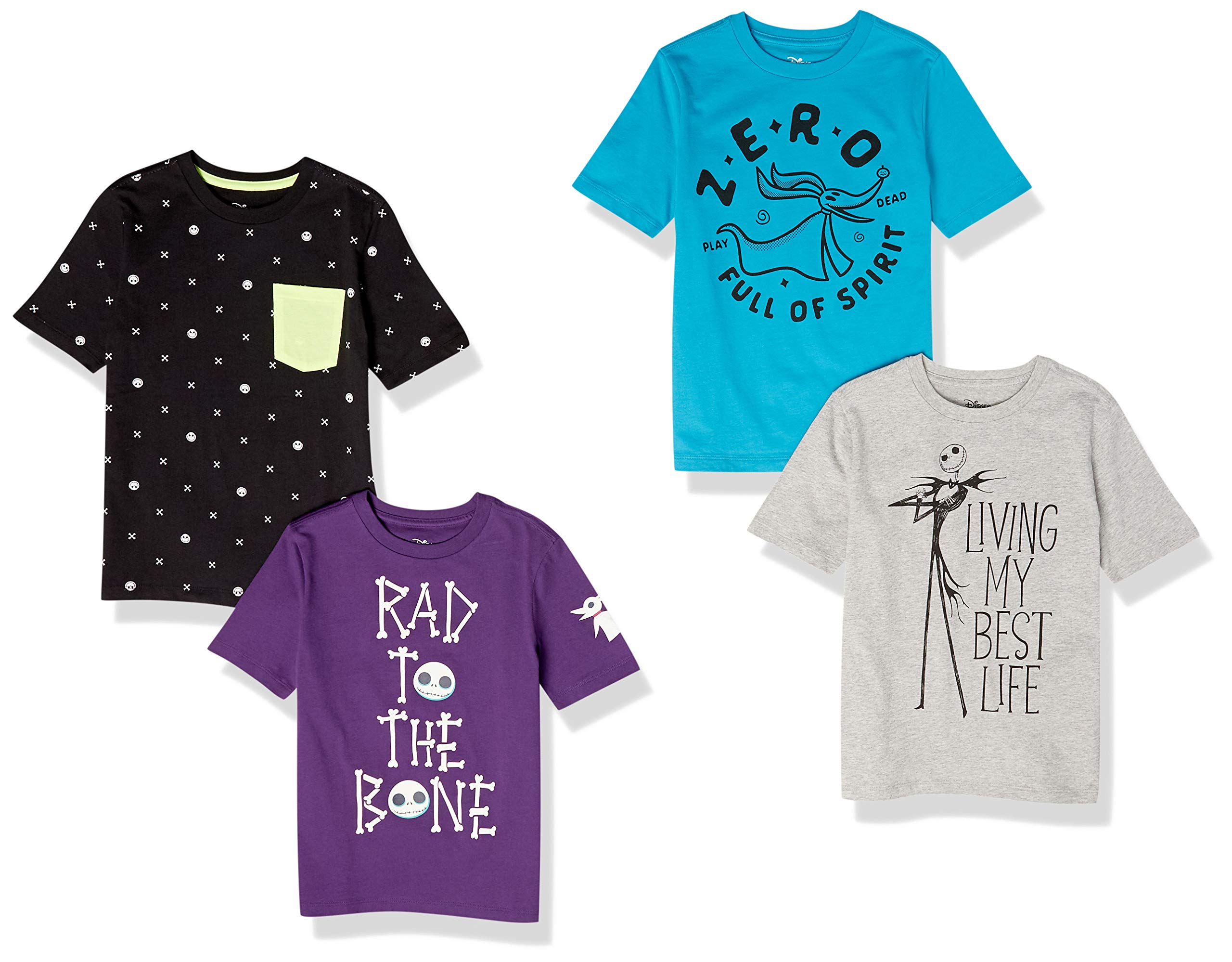 Disney | Marvel | Star Wars Boys and Toddlers' Short-Sleeve T-Shirts, Multipacks