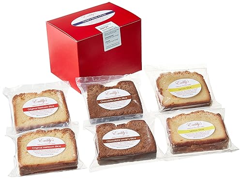 Emily's Heirloom Pound Cakes Paquete de 6 cajas de rebanadas surtidas