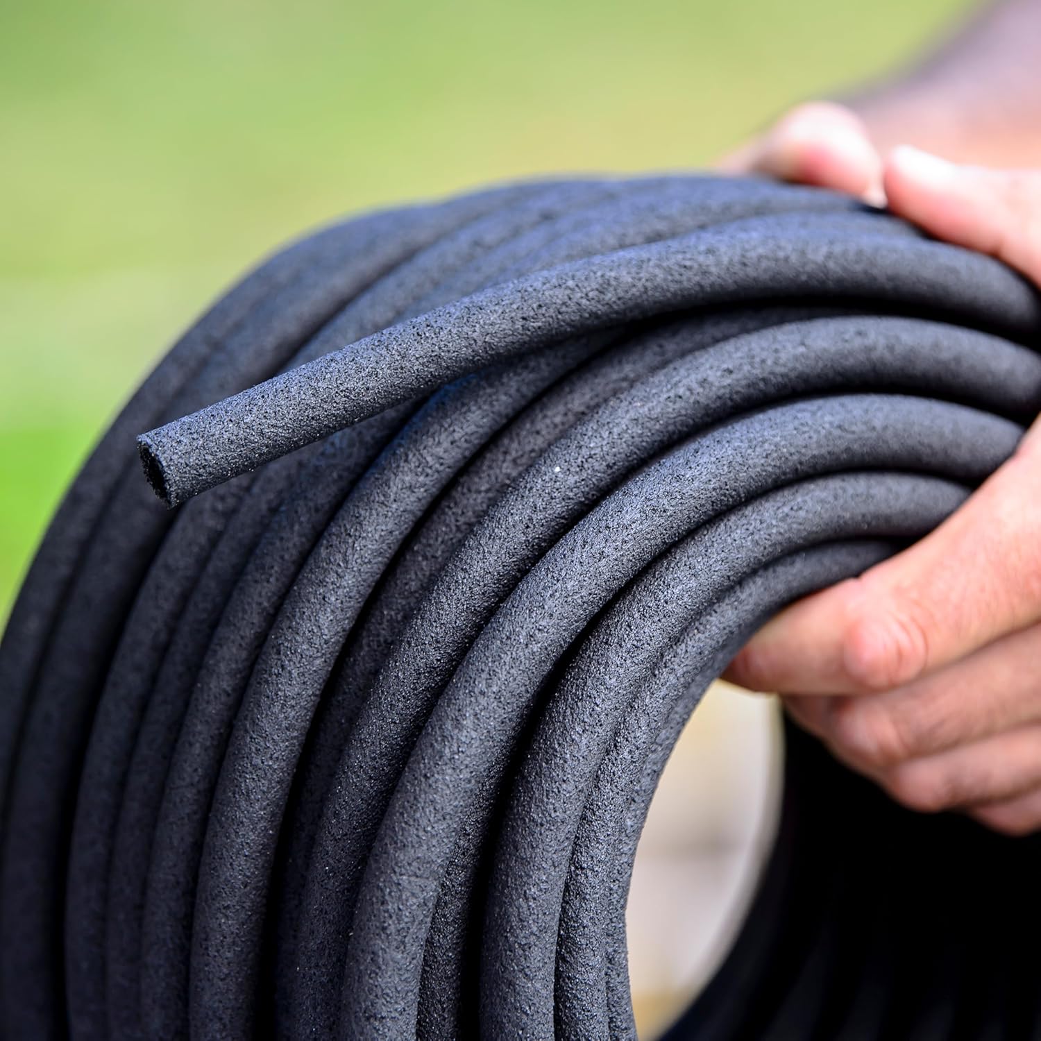 Element SoakerPRO System Soaker Hose Kit, 100’ Length, 3/8" Diameter, 20 EZ-Connect System Connectors, Black