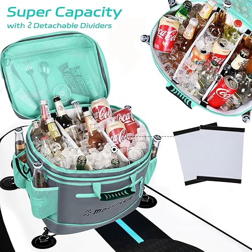 Miniatura 51 de Bolsa impermeable de PVC para cubierta de paddleboard, 40 latas Sup Deck Cooler Bag,Bolsa enfriadora para paddleboard,Bolsa térmica para lonchera