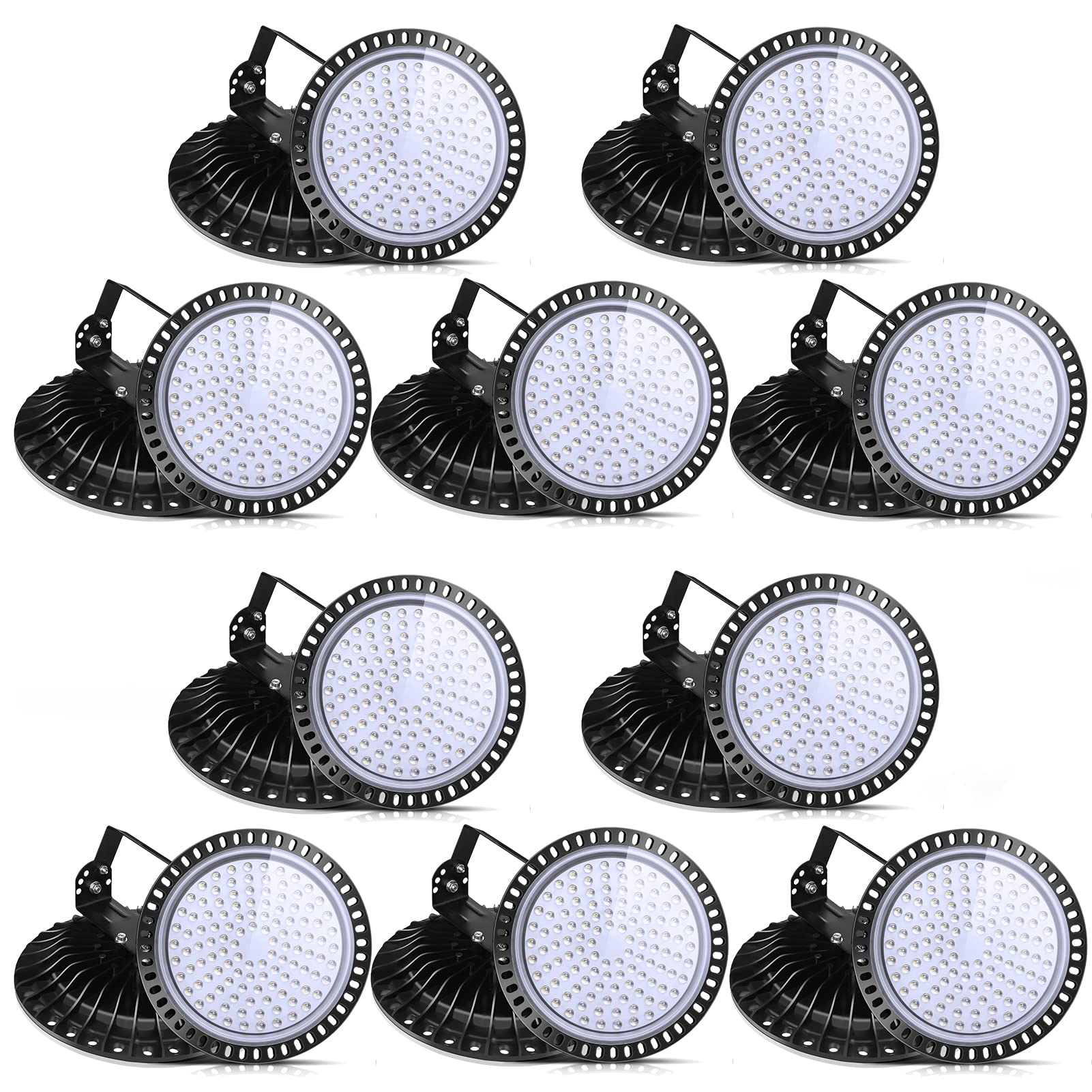 Viugreum UFO LED High Bay Light 500W 50000LM 5500K UFO Light Warehouse Lighting IP65 Waterproof LED Lights Commercial