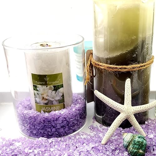 Miniatura 8 de 1.3 libras de vidrio triturado con gemas de arena de terrario de cristal triturado, mini piezas de relleno de jarrón rotas, manualidades de resina