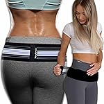 PlayActive Sacroiliac SI Joint Hip Belt - Lower Back Support Brace for Men and Women - Pelvic Support Belt - Trochanter Belt - Sciatica Pelvis Lumbar Hip Pain Relief (Regular)