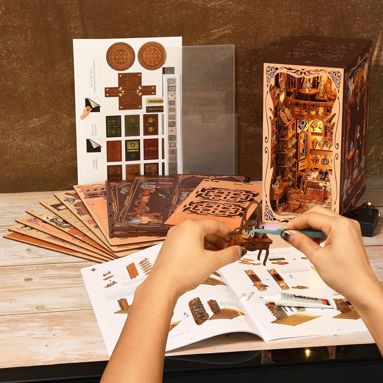 The Duchess's Wardrobe Book Nook Kit