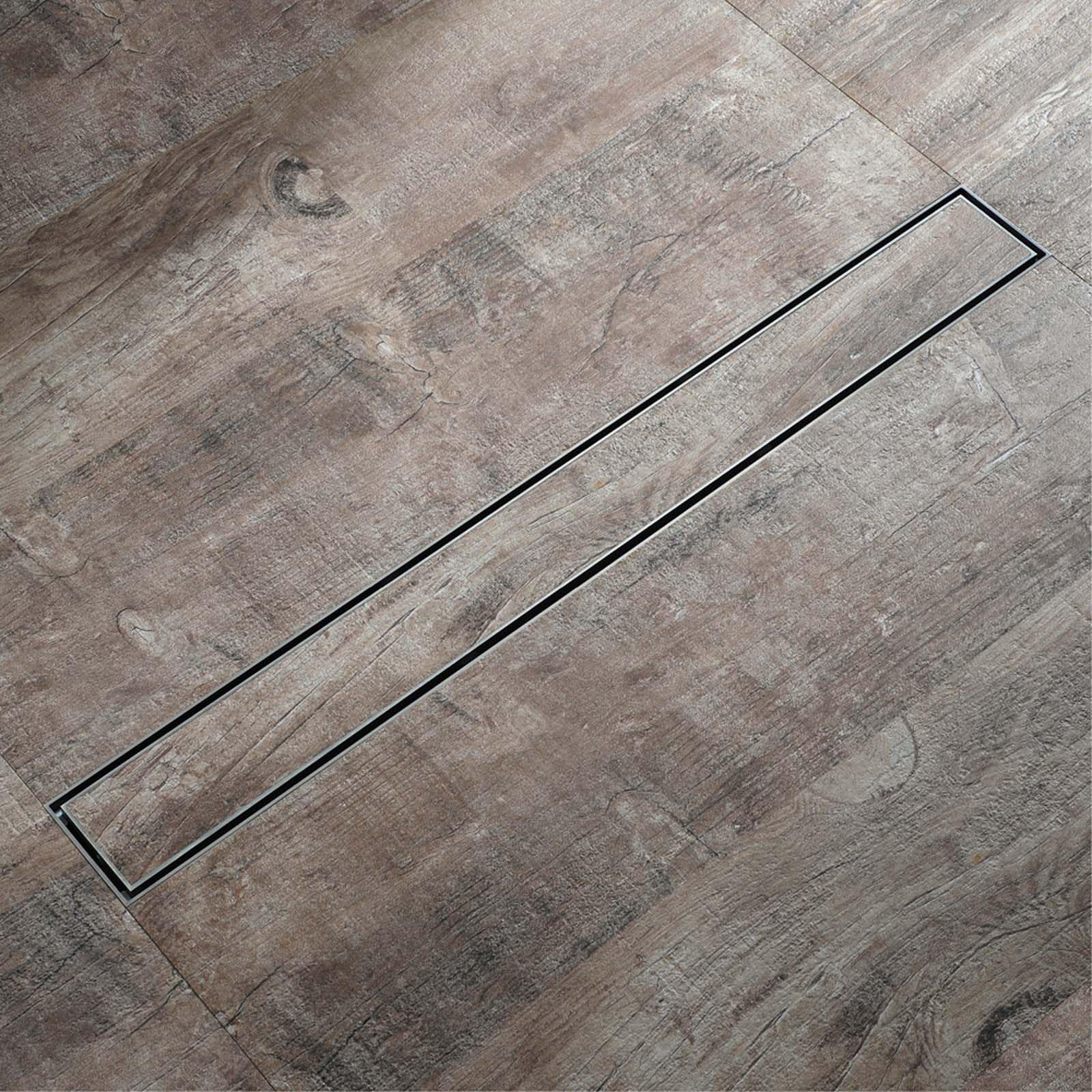 Drenaje de Piso, Colador de Drenaje de Piso Cromado Drenaje de Piso de Acero Inoxidable Drenaje de Piso de Ducha Rectángulo 67 * 600 Mm